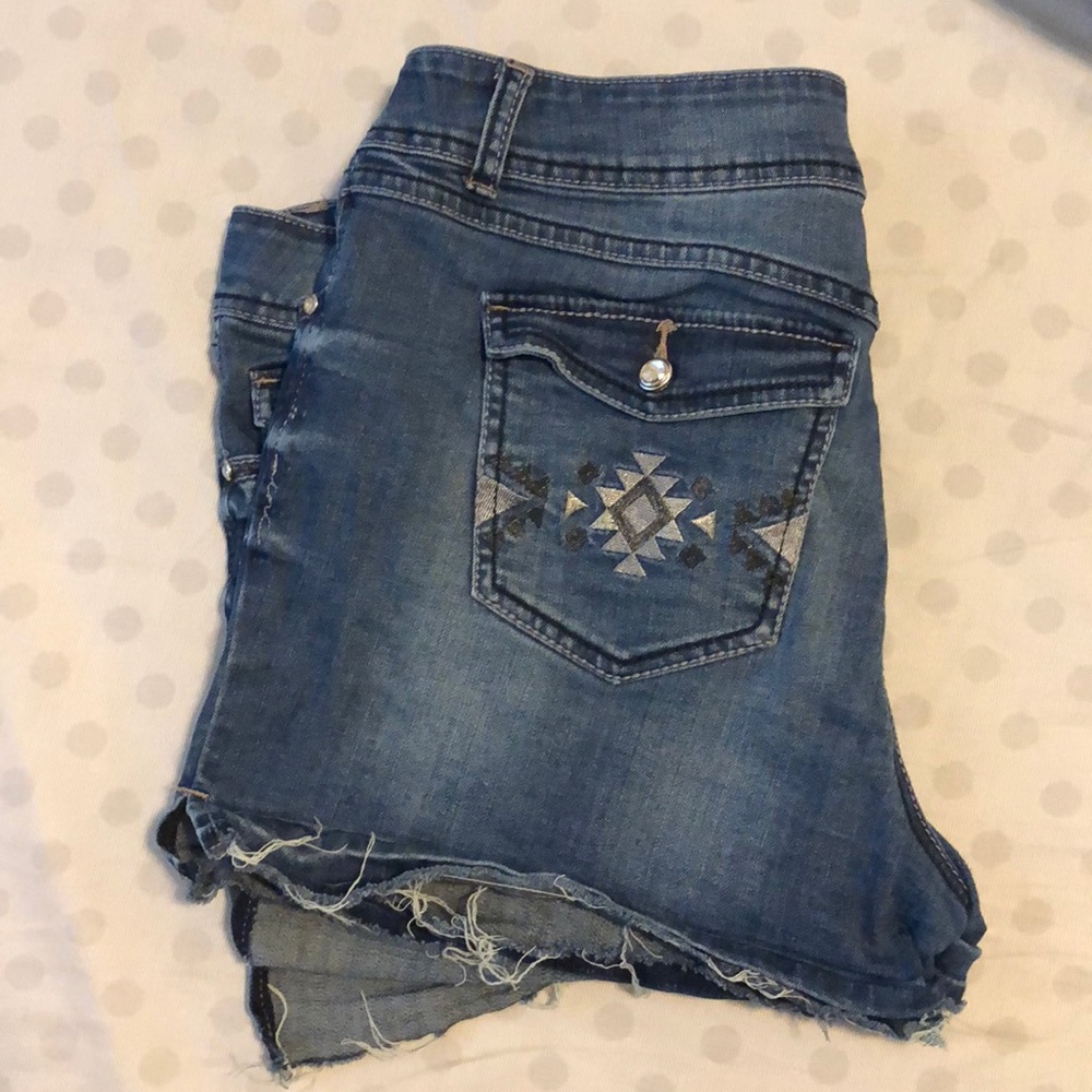 Denim shorts